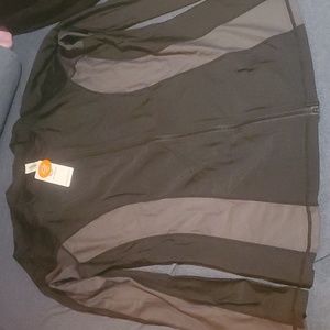 NWT Attarco Zipup Rash Guard UPF50 Swom Top 2XL